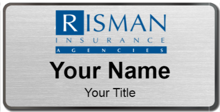 Custom name badges for Risman Insurance Agencies