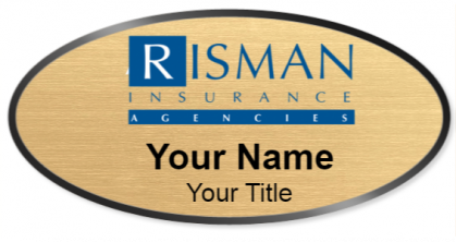 Custom name badges for Risman Insurance Agencies