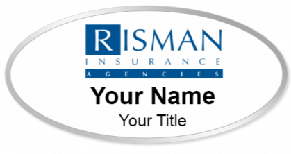 Custom name badges for Risman Insurance Agencies