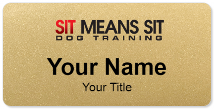 Sit Means Sit Dog Training Template Image