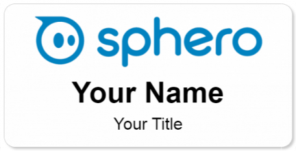Custom name badges for Sphero
