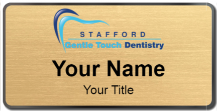 Custom name badges for Stafford Gentle Touch Dentistry