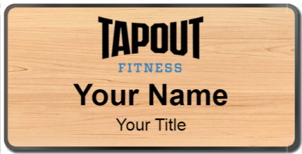 Custom name badges for Tapout Fitness