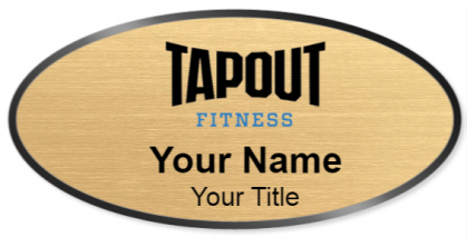 Custom name badges for Tapout Fitness