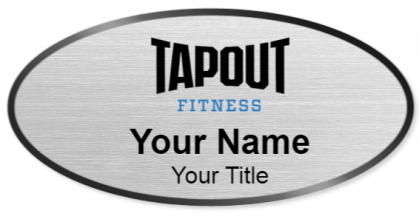 Custom name badges for Tapout Fitness