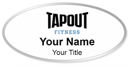 Custom name badges for Tapout Fitness