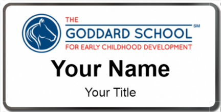 Custom name badges for The Goddard School