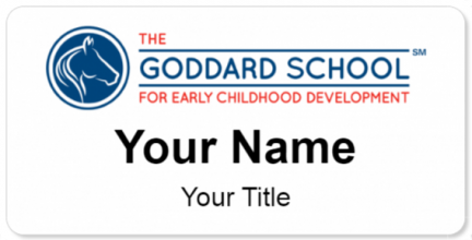 Custom name badges for The Goddard School
