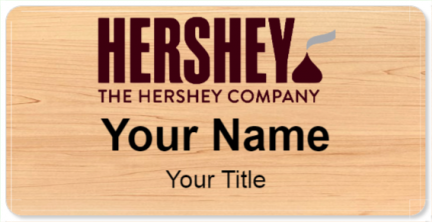 Custom name badges for The Hershey Company