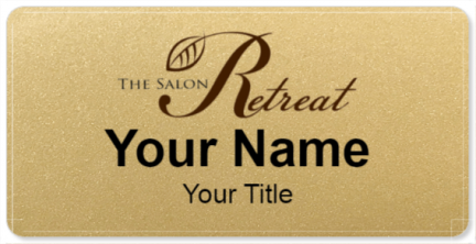Custom name badges for The Salon Retreat