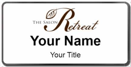 Custom name badges for The Salon Retreat