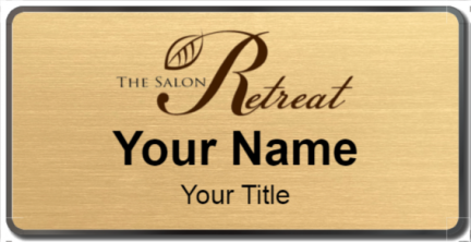 Custom name badges for The Salon Retreat