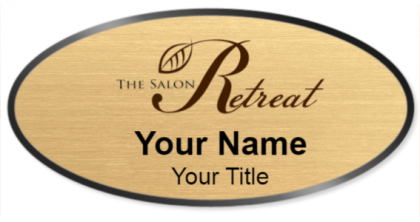 Custom name badges for The Salon Retreat