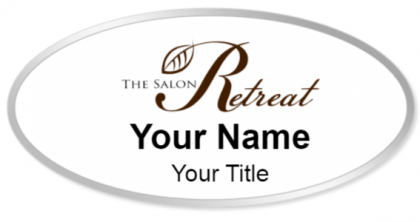 Custom name badges for The Salon Retreat