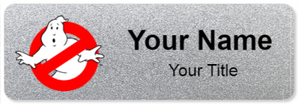 Custom name badges for Ghostbusters