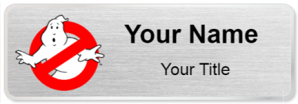 Custom name badges for Ghostbusters