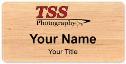 Custom name badges for TSS Photography