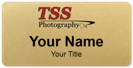 Custom name badges for TSS Photography