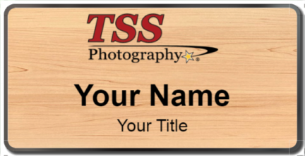 Custom name badges for TSS Photography