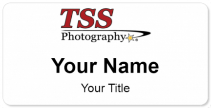Custom name badges for TSS Photography