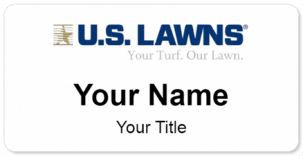 Custom name badges for US Lawns