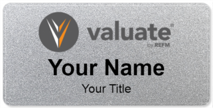 Custom name badges for Valuate by REFM