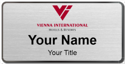 Custom name badges for Vienna International Hotels and Resorts