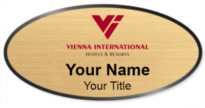 Custom name badges for Vienna International Hotels and Resorts