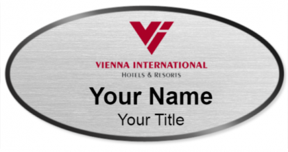 Custom name badges for Vienna International Hotels and Resorts