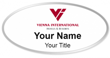 Custom name badges for Vienna International Hotels and Resorts
