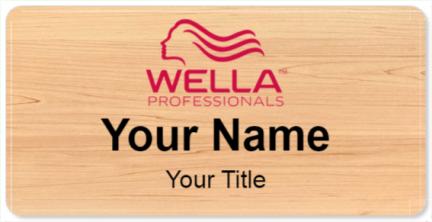 Custom name badges for Wella Professionals