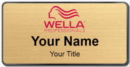 Custom name badges for Wella Professionals