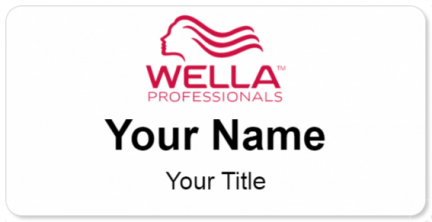 Custom name badges for Wella Professionals