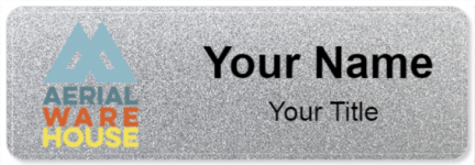 Custom name badges for Aerial Ware House