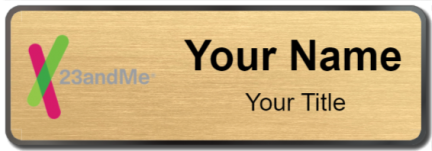 Custom name badges for 23 and Me