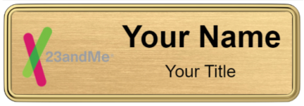 Custom name badges for 23 and Me