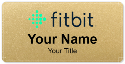 Custom name badges for FitBit