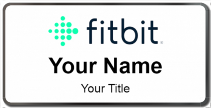 Custom name badges for FitBit
