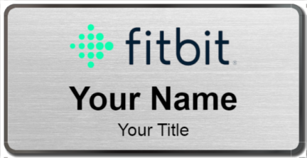 Custom name badges for FitBit