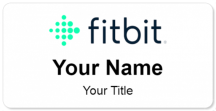 Custom name badges for FitBit