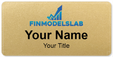 Custom name badges for Fin Models Lab