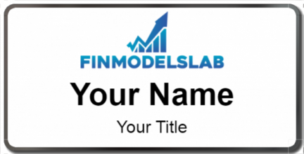 Custom name badges for Fin Models Lab