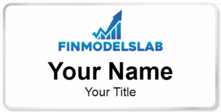 Custom name badges for Fin Models Lab