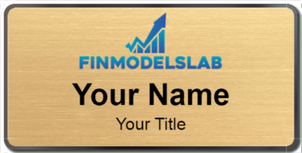 Custom name badges for Fin Models Lab