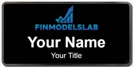 Custom name badges for Fin Models Lab