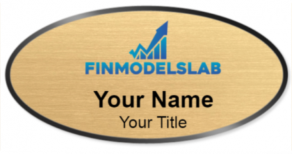 Custom name badges for Fin Models Lab
