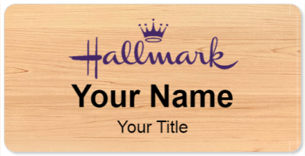 Custom name badges for Hallmark