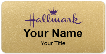 Custom name badges for Hallmark