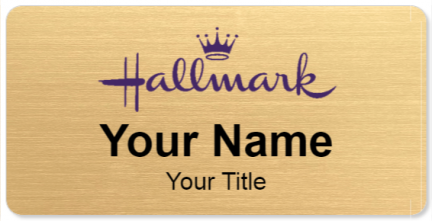 Custom name badges for Hallmark