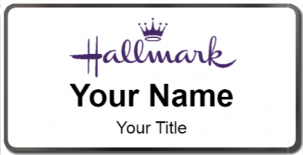 Custom name badges for Hallmark